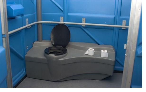 Disabled accessible portable toilet