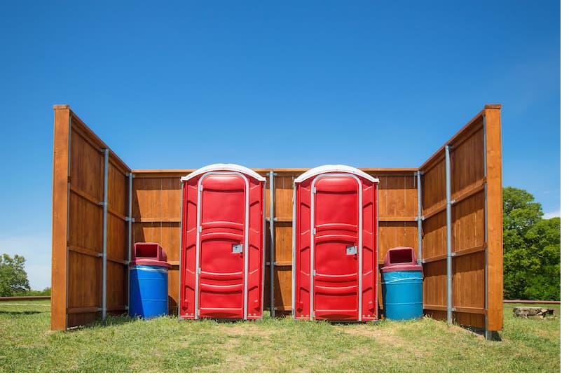 Short term portable toilet rental